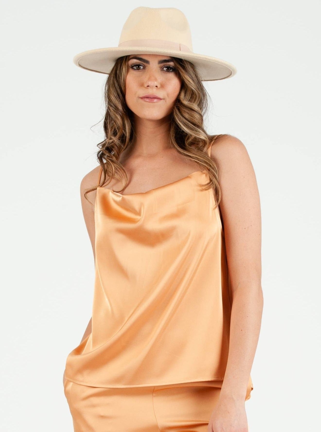 Women’s Black Satin Cami