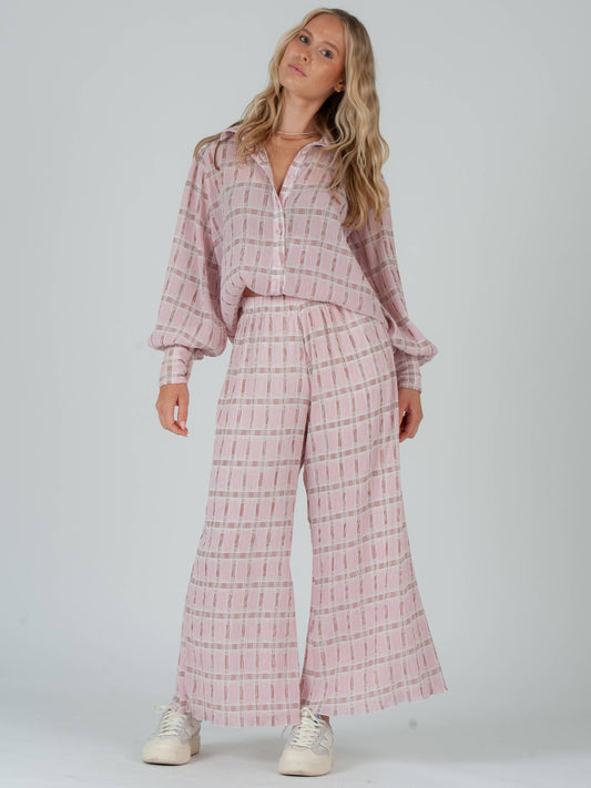 Women’s Plaid Print Blouse