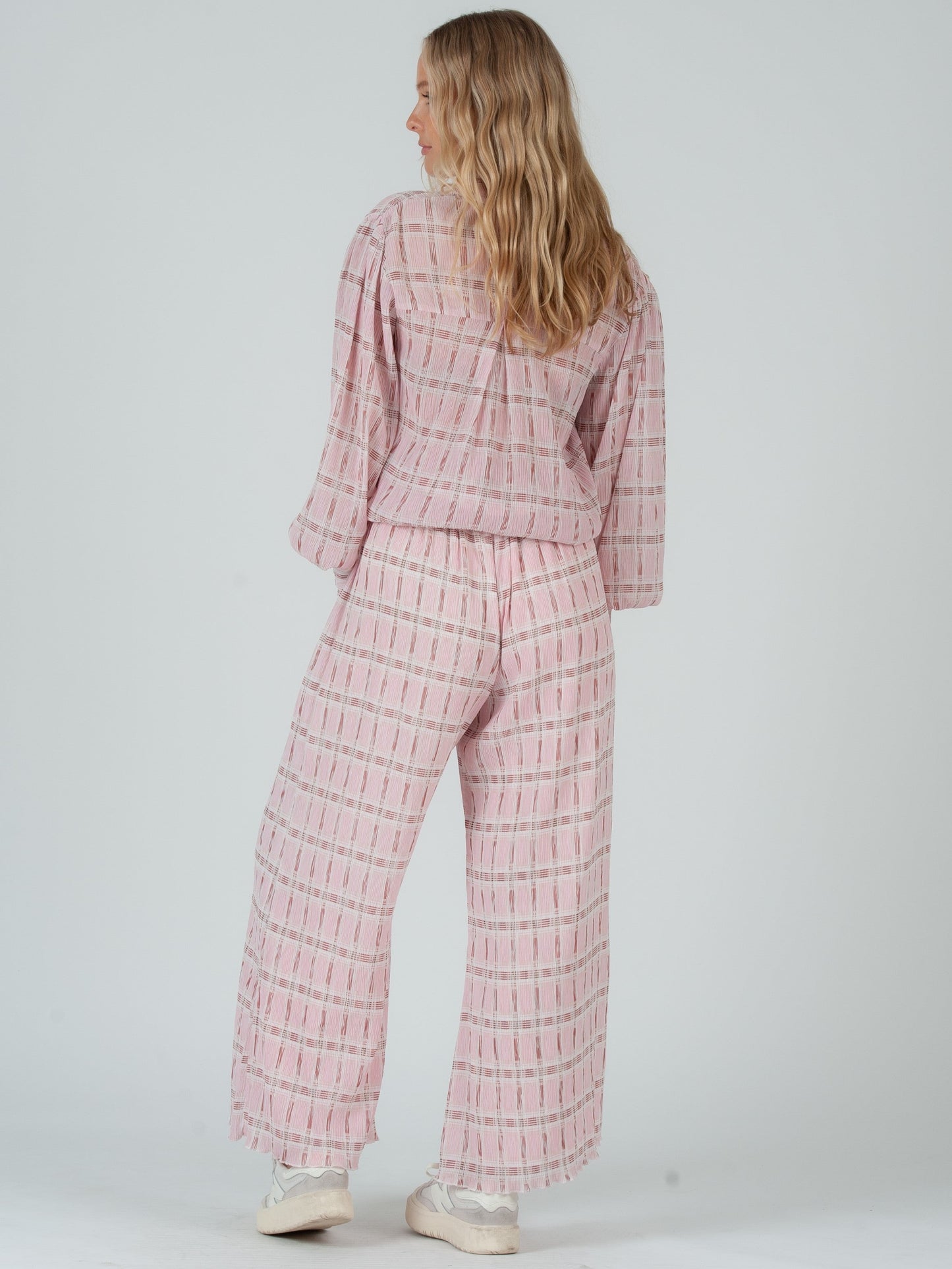 Women’s Plaid Print Blouse
