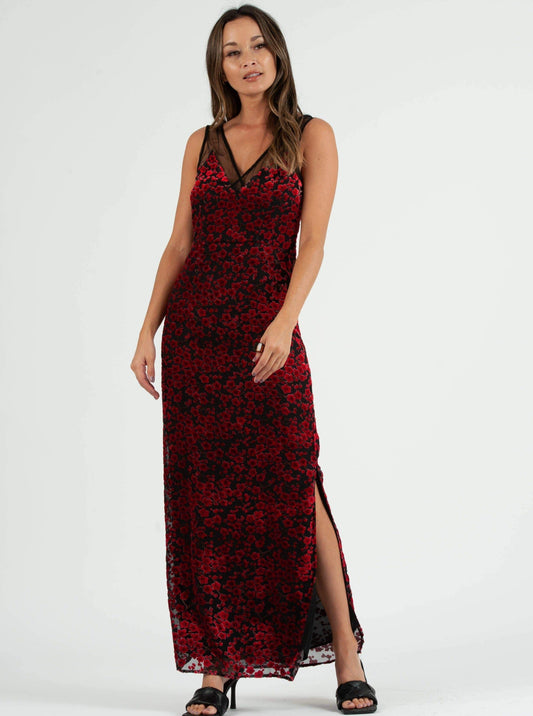 Women’s Velvet Burnout Dress