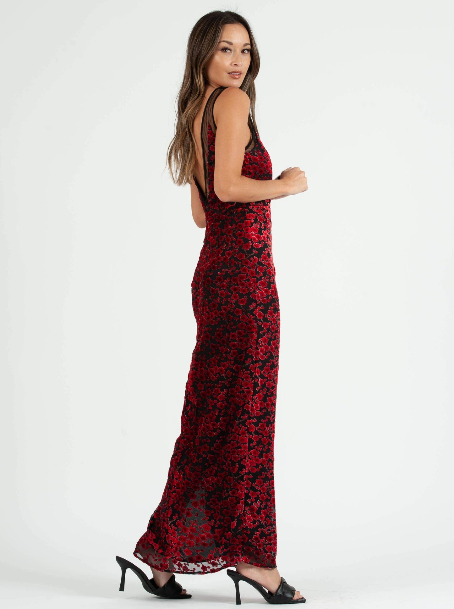 Women’s Velvet Burnout Dress