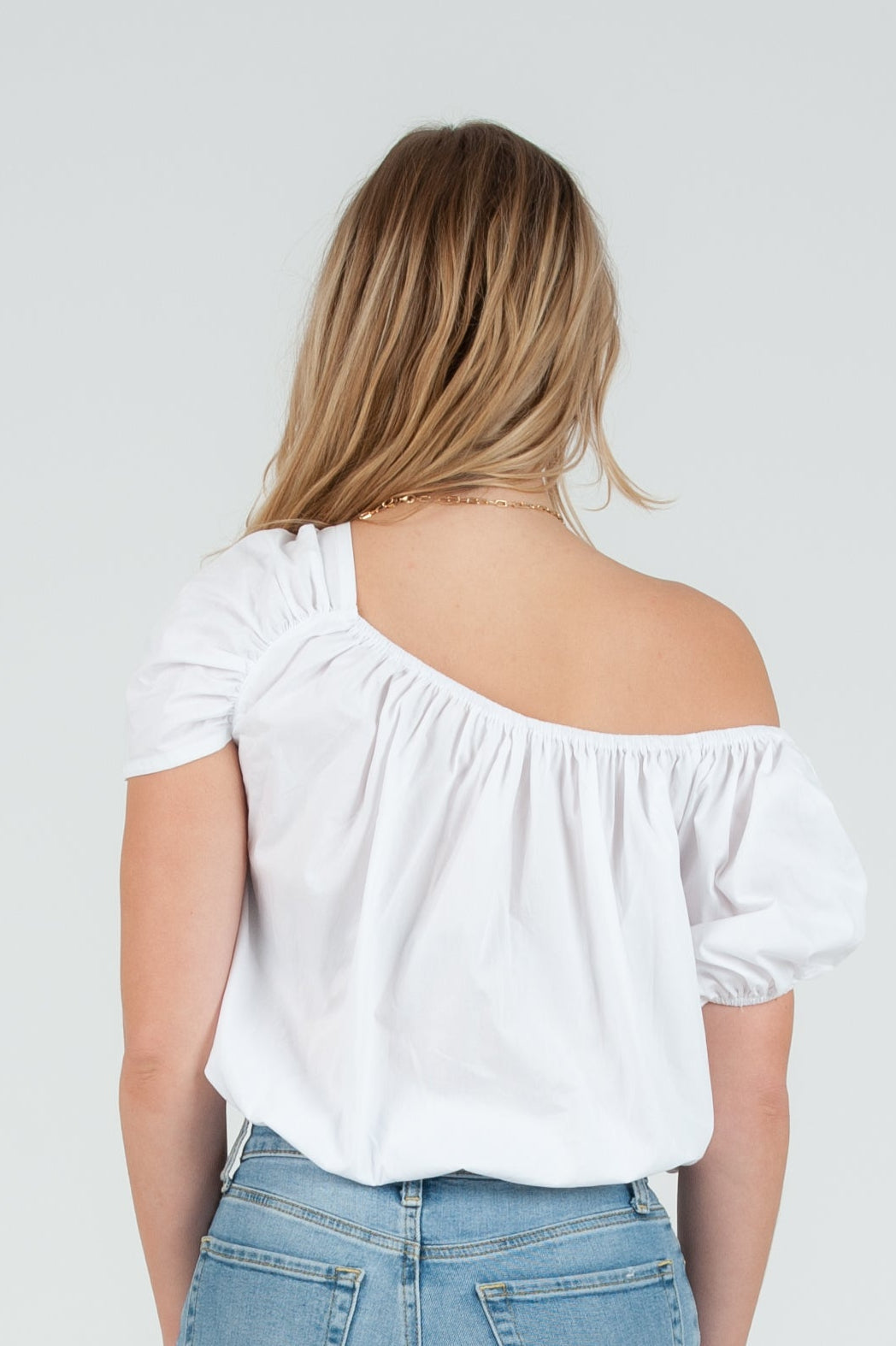Women’s Poplin Peasant Top