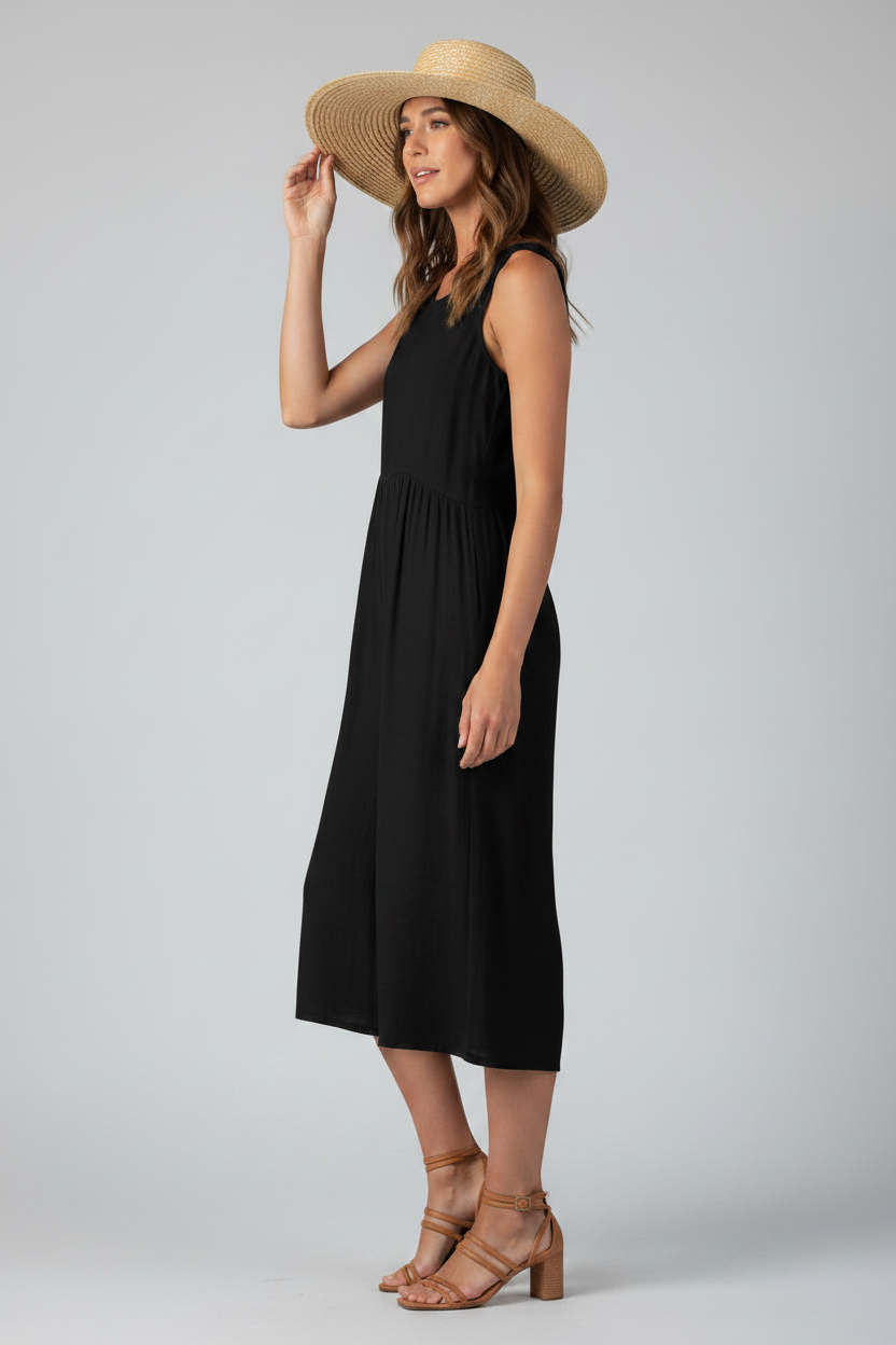 Women’s Washes Satin Crop Jumpsuit