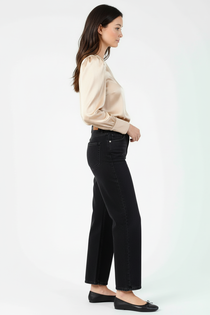 Women’s Zebra Embossed Gold Blouse