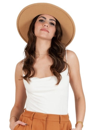 KELSIE DRAPE CAMI-OFF WHITE