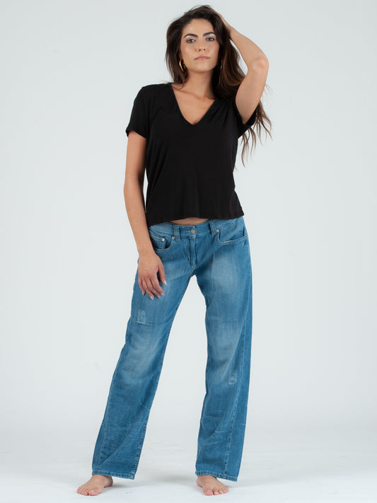 Women’s Deep V neck Tee Shirt