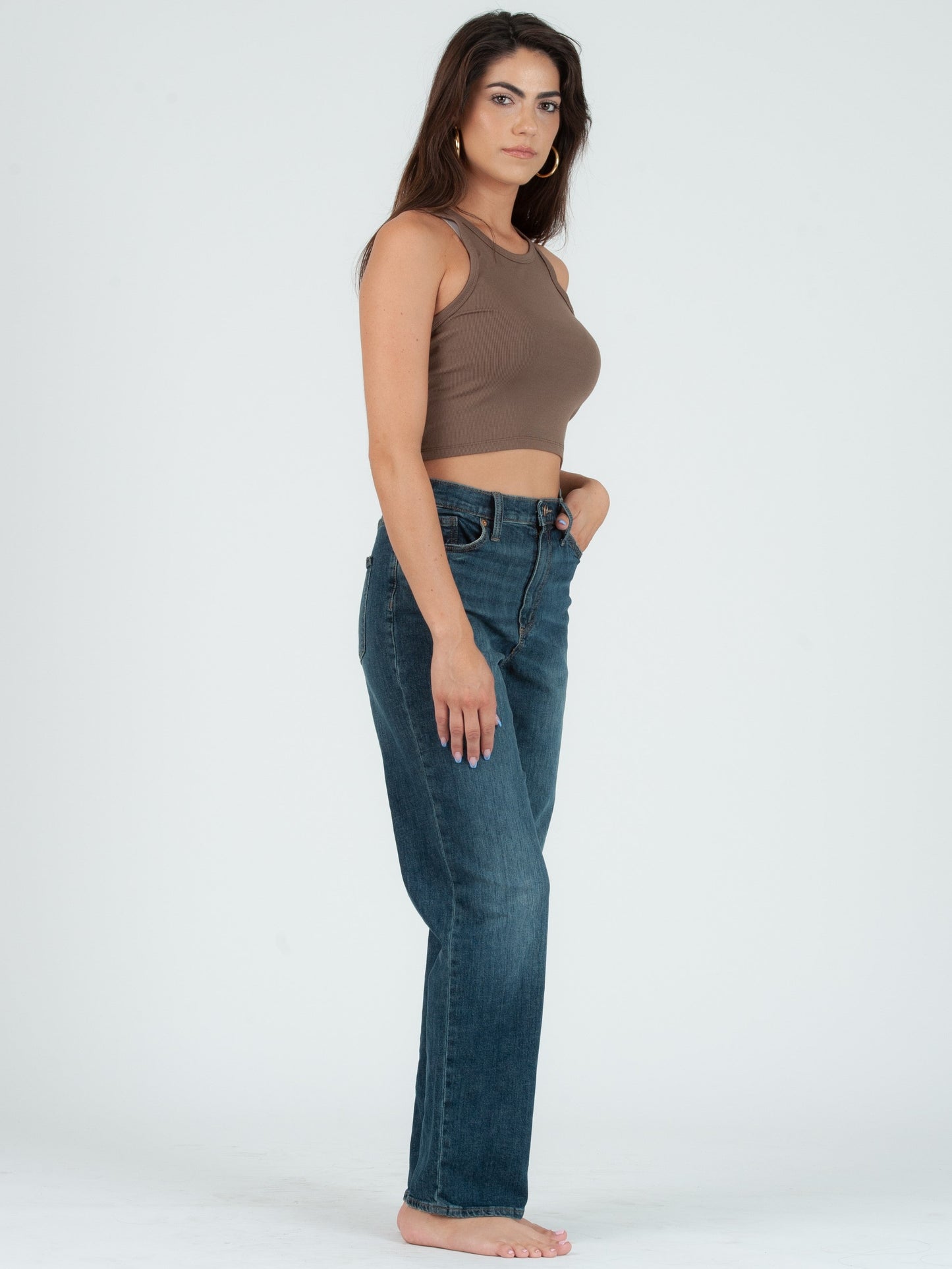 Women's Knit Tank Top ESPRESS