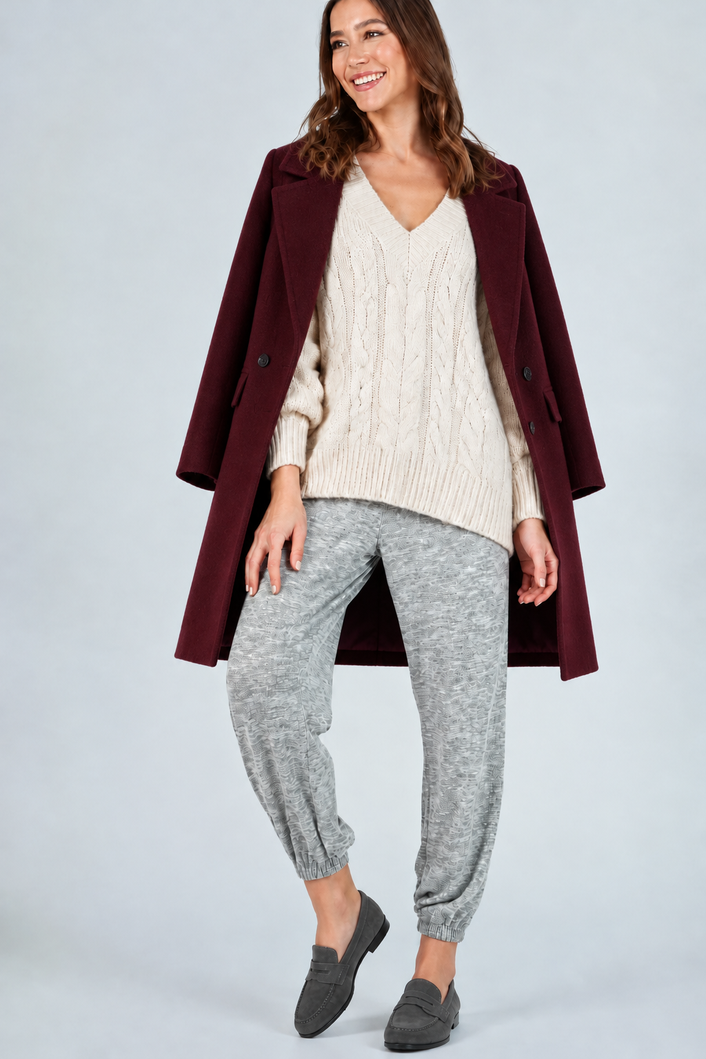 Women's Soft Slub Knit Lounge Joggers